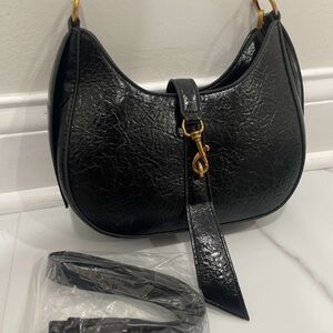 Black Leather Women's Bag